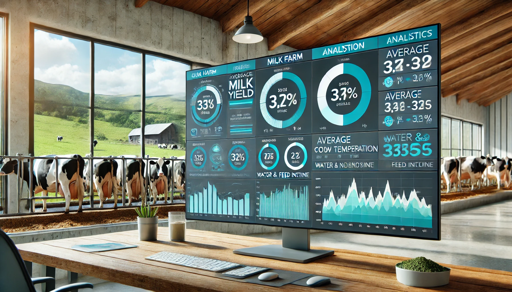 Cow health monitoring